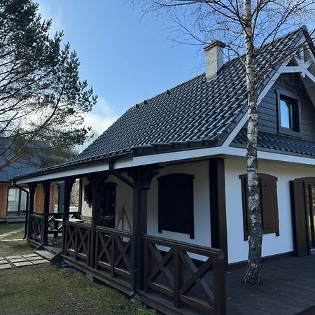 Lesna Osada Na Kaszubach - Drewniane Domy Na Wynajem Bartoszylas Exteriör bild