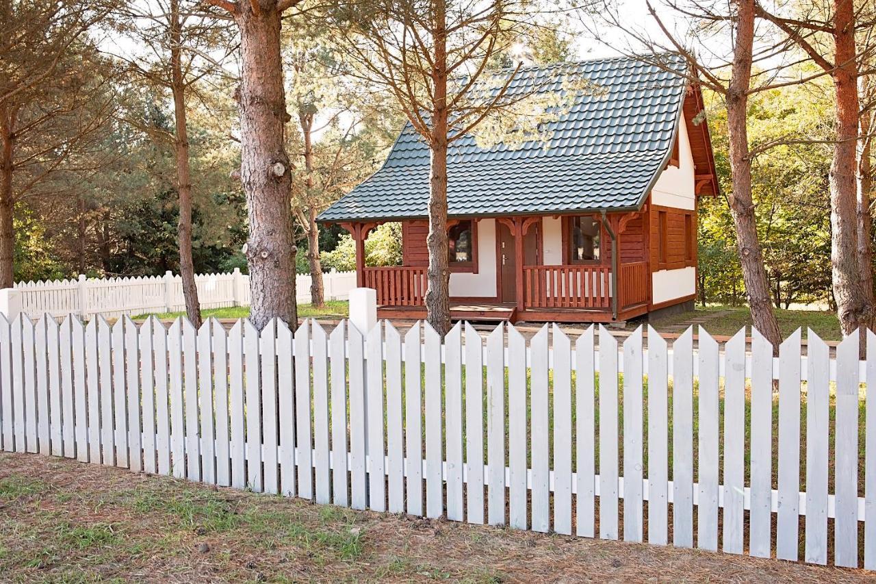 Lesna Osada Na Kaszubach - Drewniane Domy Na Wynajem Bartoszylas Exteriör bild