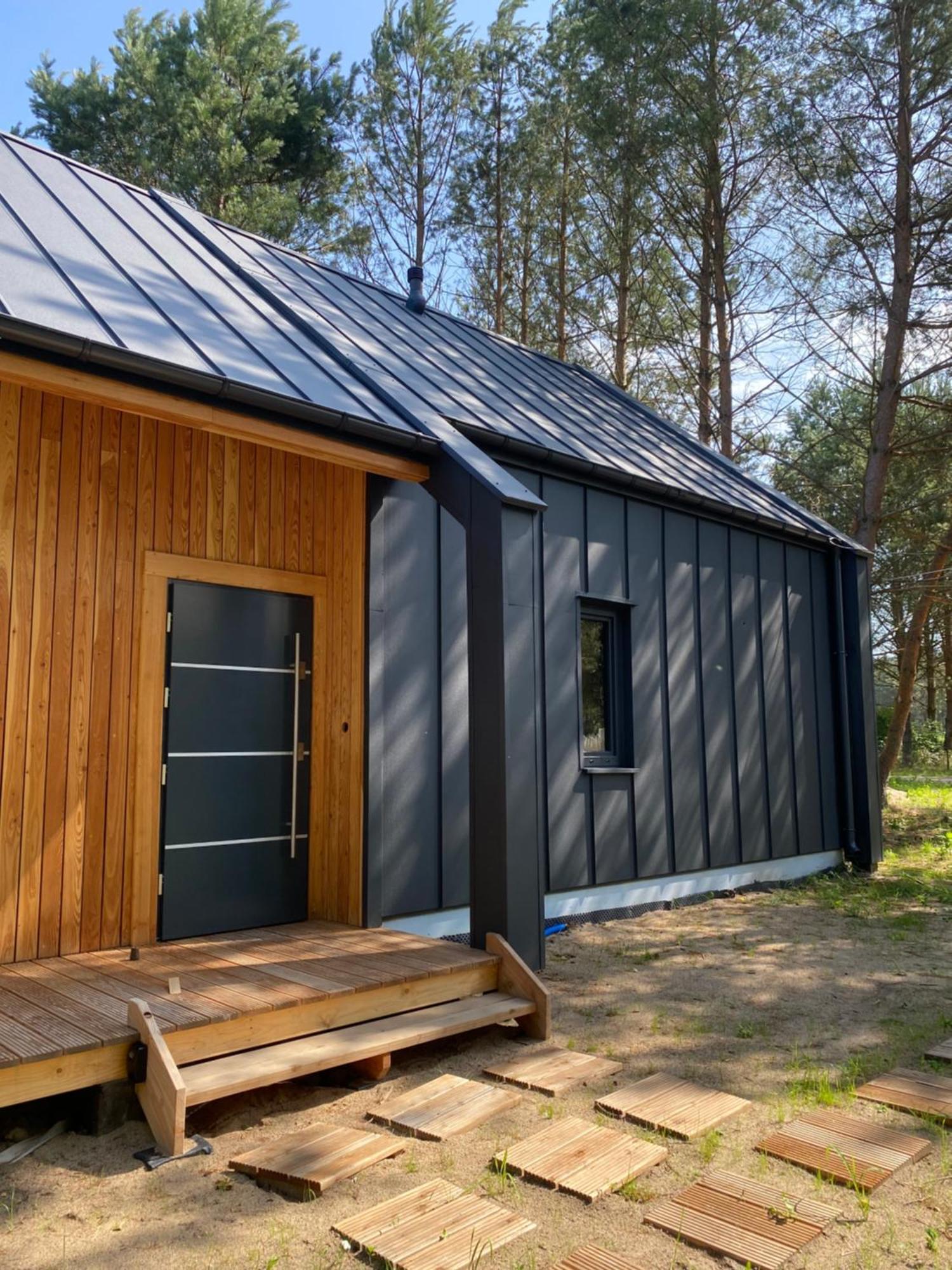 Lesna Osada Na Kaszubach - Drewniane Domy Na Wynajem Bartoszylas Exteriör bild